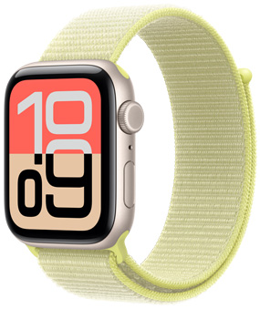 Apple Watch SE 3 in Starlight aluminum